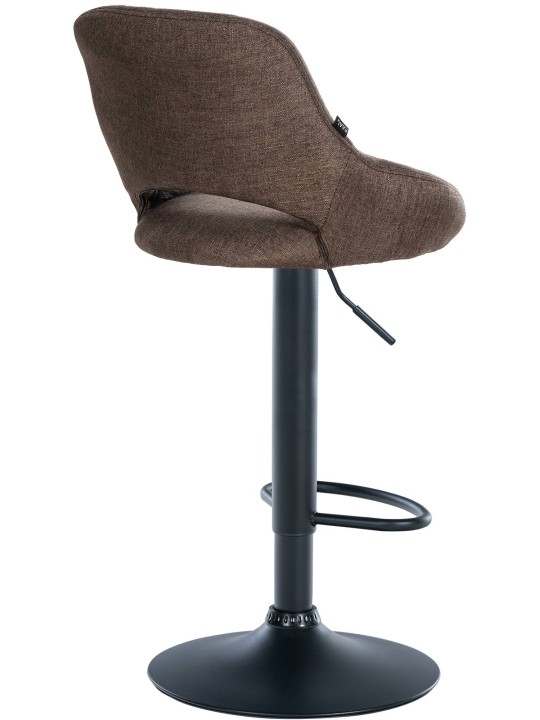 Barkruk Milet stof, bruin