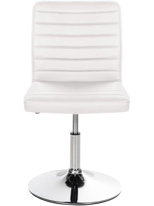 Set van 2 eetkamerstoelen Elvas kunstleer, wit Set van 2 eetkamerstoelen Elvas kunstleer, wit