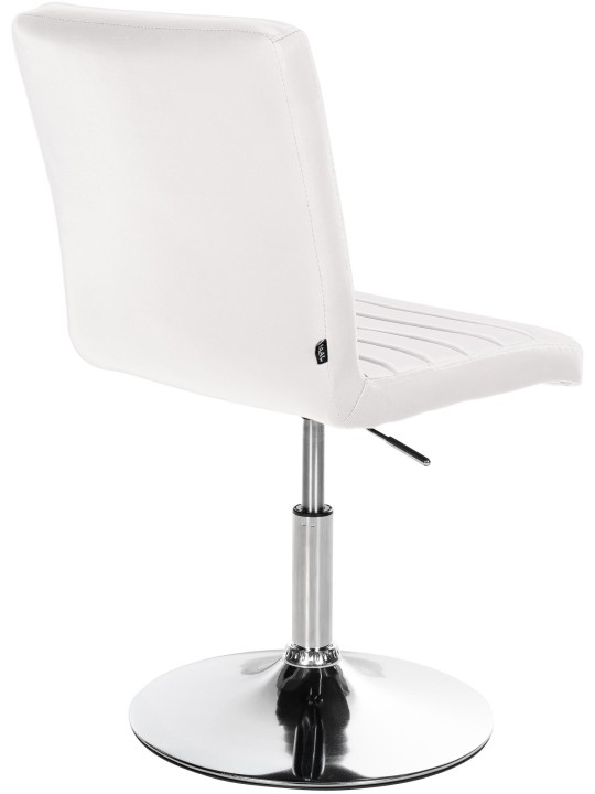 Set van 2 eetkamerstoelen Elvas kunstleer, wit Set van 2 eetkamerstoelen Elvas kunstleer, wit