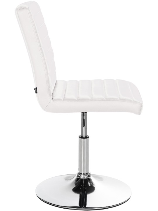 Set van 2 eetkamerstoelen Elvas kunstleer, wit Set van 2 eetkamerstoelen Elvas kunstleer, wit