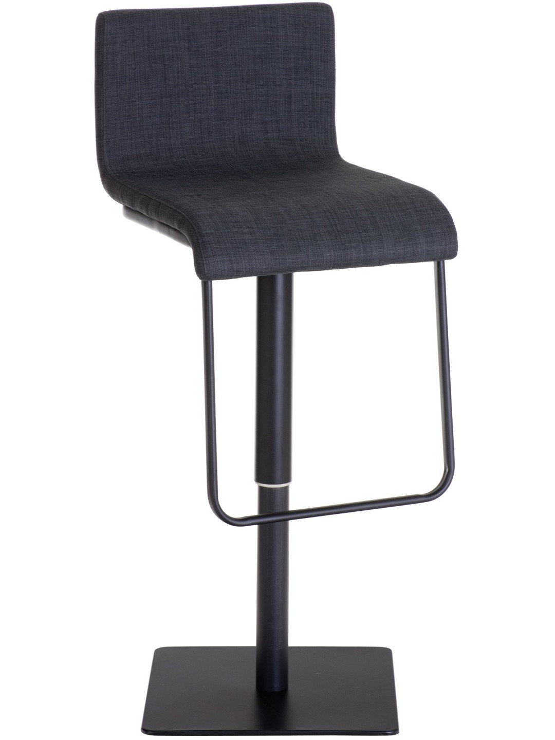 Barkruk Limon B stof, donkergrijs