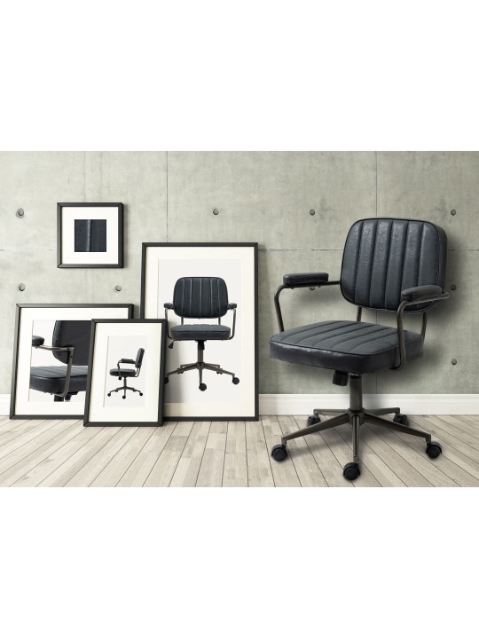 Bureaustoel Natrona, antiek zwart