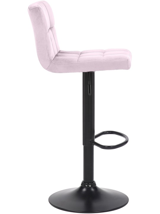 Set van 2 barkrukken Feni fluweel, roze Set van 2 barkrukken Feni fluweel, roze