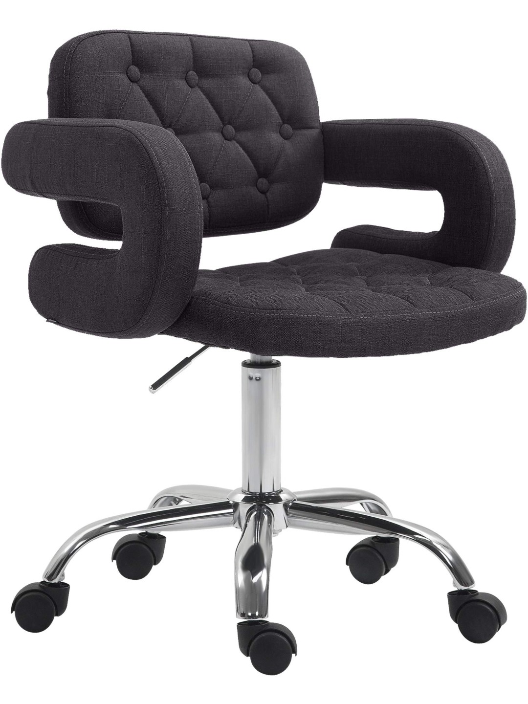 Werkkruk Dublin stof, zwart