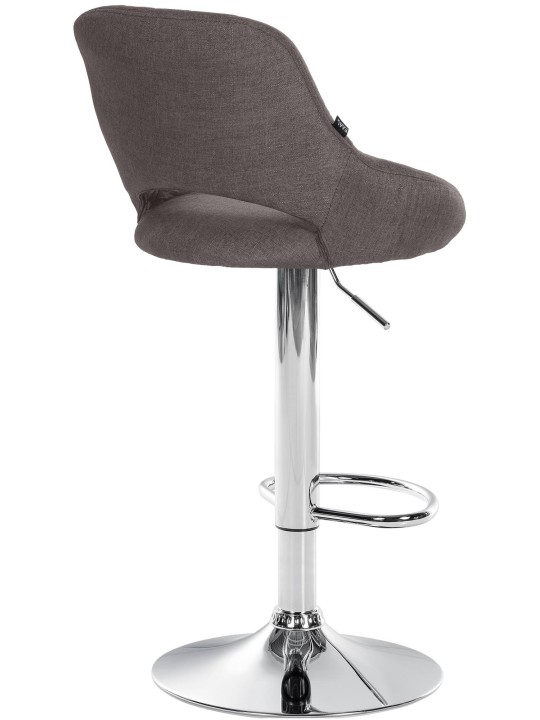 Set van 2 barkrukken Milet stof C, donkergrijs