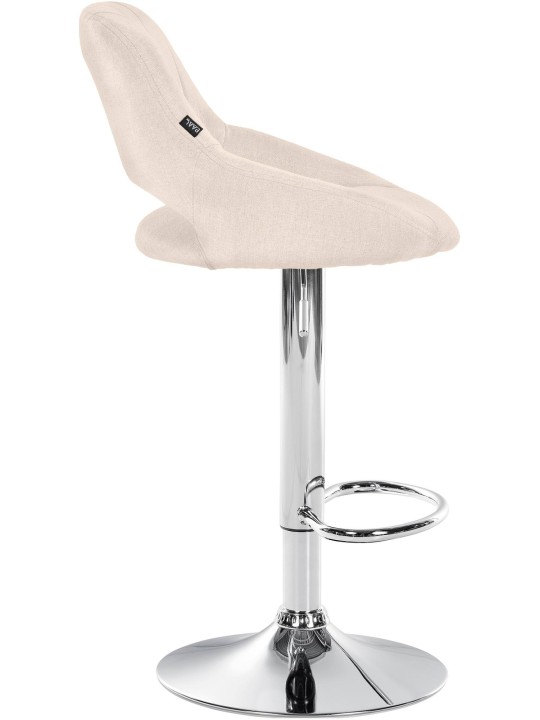 Set van 2 barkrukken Milet stof C, crème