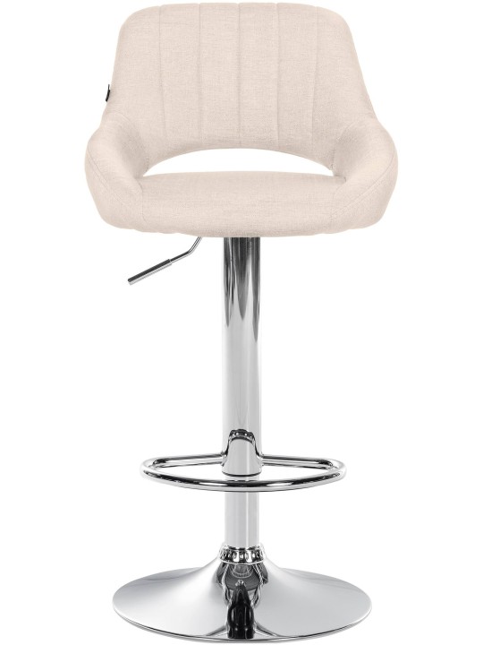 Set van 2 barkrukken Milet stof C, crème