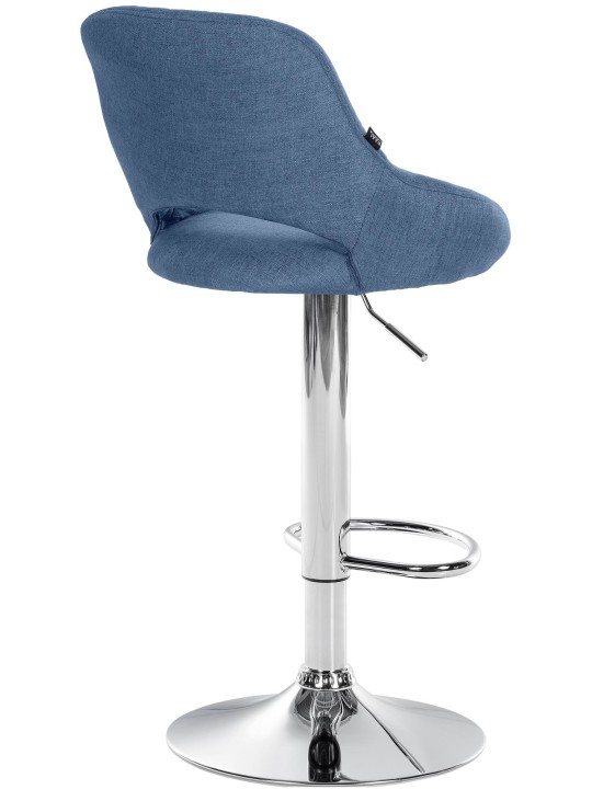 Set van 2 barkrukken Milet stof C, blauw