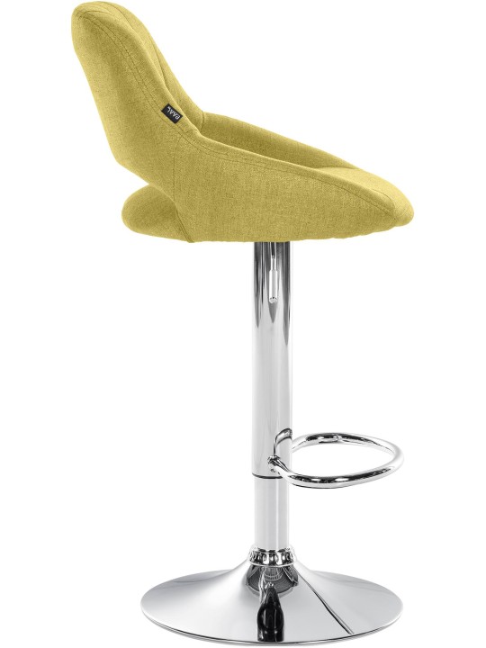 Set van 2 barkrukken Milet stof C, groen