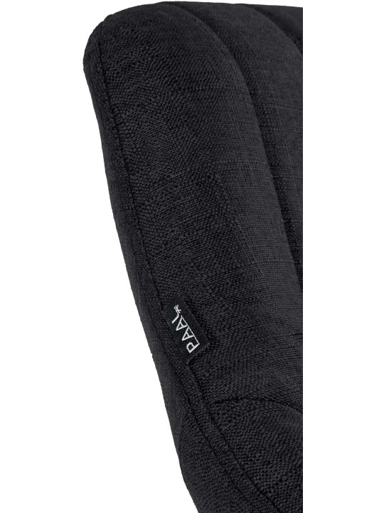 Set van 2 barkrukken Milet stof B, zwart