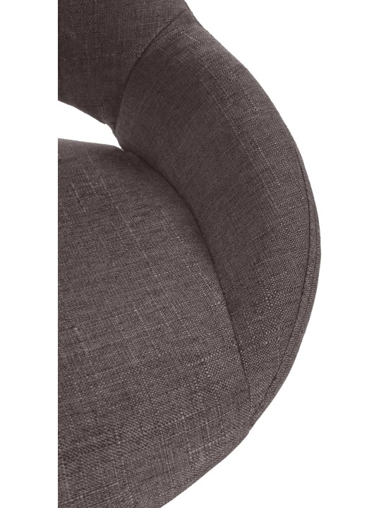 Set van 2 barkrukken Milet stof B, donkergrijs