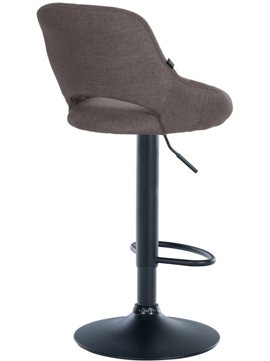 Set van 2 barkrukken Milet stof B, donkergrijs