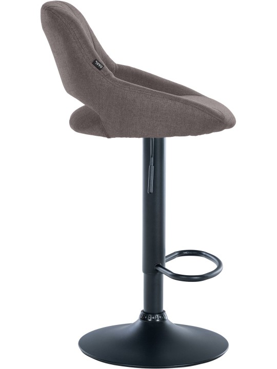 Set van 2 barkrukken Milet stof B, donkergrijs