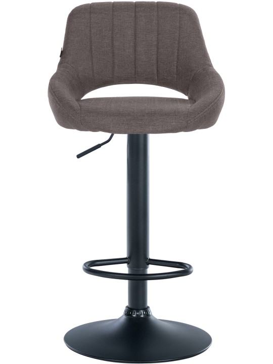 Set van 2 barkrukken Milet stof B, donkergrijs