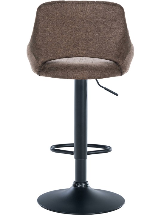 Set van 2 barkrukken Milet stof B, bruin