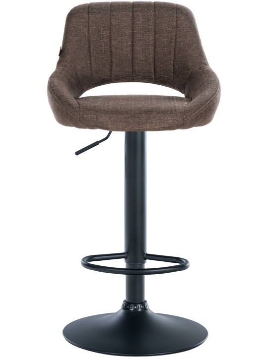 Set van 2 barkrukken Milet stof B, bruin