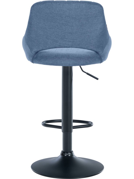 Set van 2 barkrukken Milet stof B, blauw