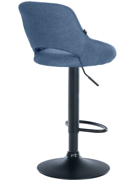 Set van 2 barkrukken Milet stof B, blauw