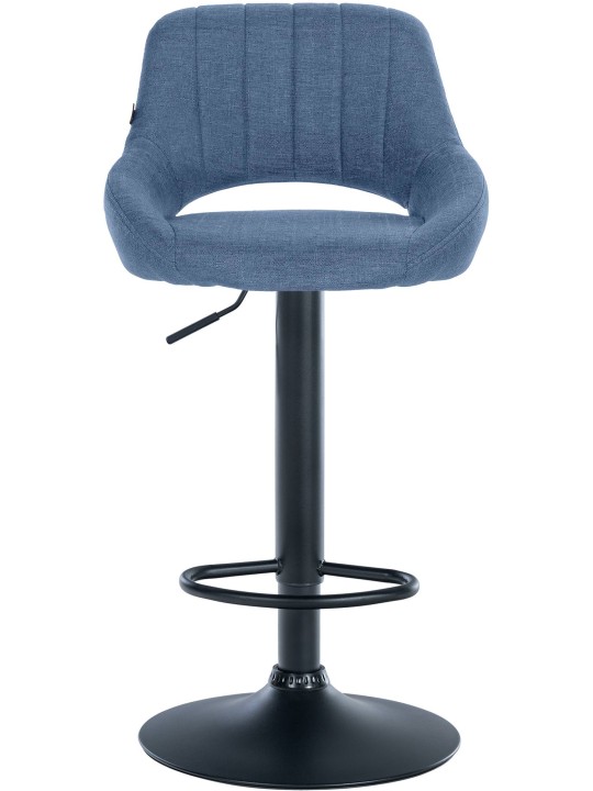 Set van 2 barkrukken Milet stof B, blauw