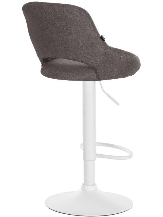 Set van 2 barkrukken Milet stof W, donkergrijs