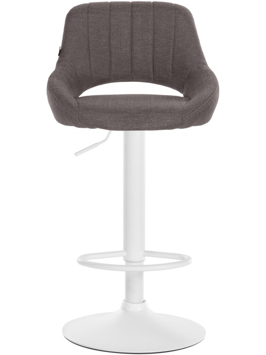 Set van 2 barkrukken Milet stof W, donkergrijs