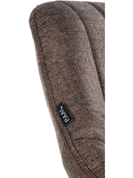 Set van 2 barkrukken Milet stof W, bruin