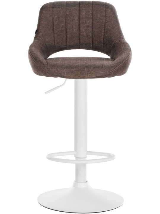 Set van 2 barkrukken Milet stof W, bruin