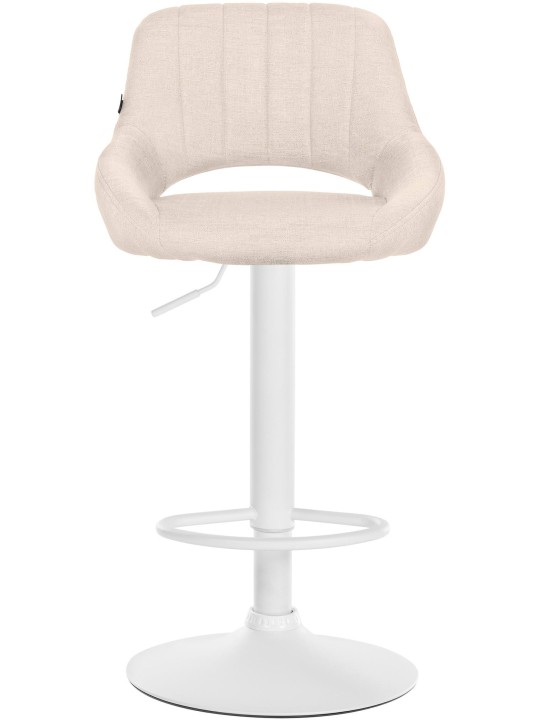 Set van 2 barkrukken Milet stof W, crème