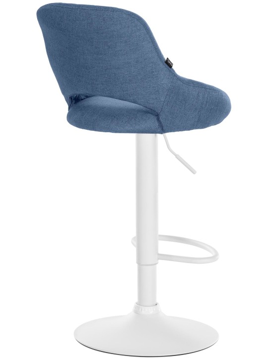 Set van 2 barkrukken Milet stof W, blauw