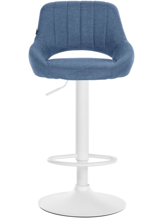 Set van 2 barkrukken Milet stof W, blauw