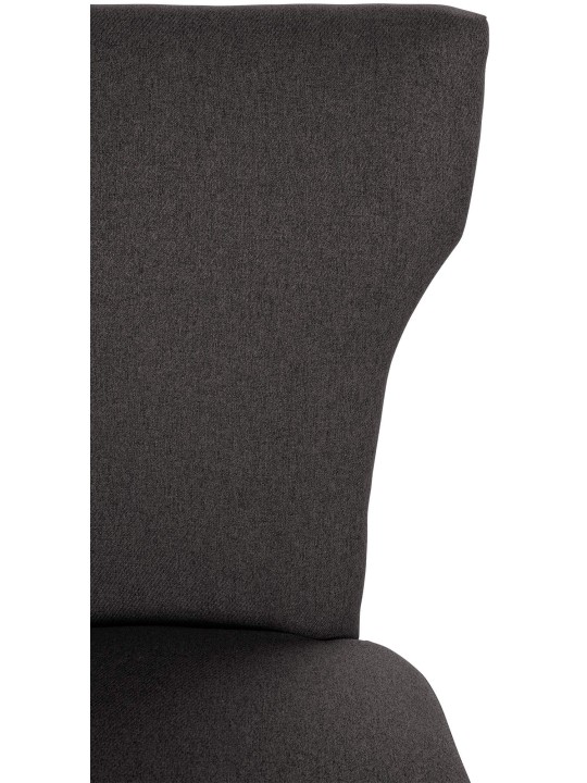 Set van 2 eetkamerstoelen Zadar stof antiek-donker, donkergrijs