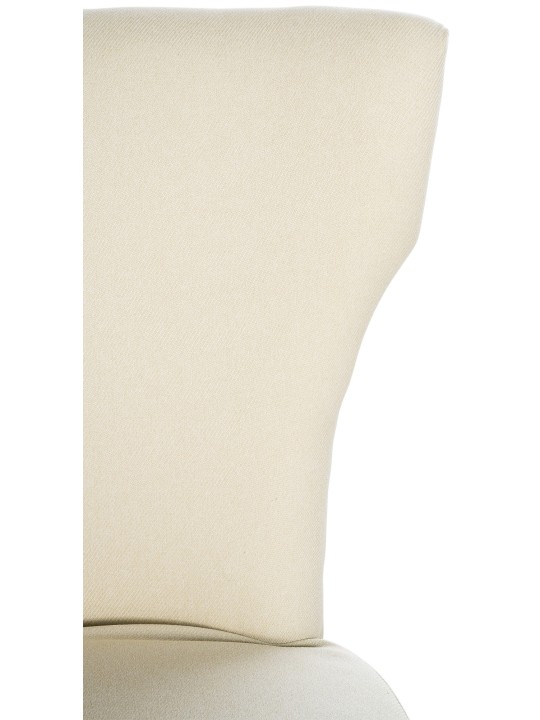 Set van 2 eetkamerstoelen Zadar stof antiek-donker, crème