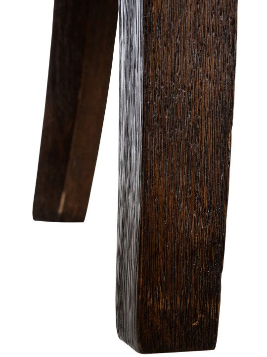 Set van 2 eetkamerstoelen Zadar stof antiek-donker, crème