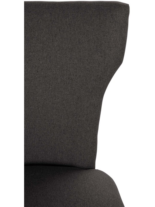 Set van 2 eetkamerstoelen Zadar stof antiek-licht, donkergrijs