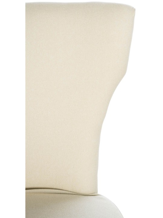 Set van 2 eetkamerstoelen Zadar stof antiek-licht, crème