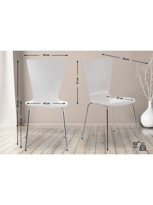 Bezoekersvoorzitter Aaron, wit