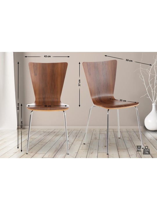 Bezoekersvoorzitter Aaron, walnoot