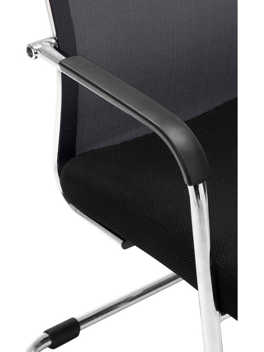 Bezoekersstoel Brenda, zwart Bezoekersstoel Brenda, zwart