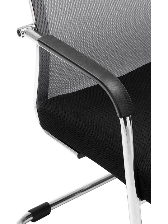 Bezoekersstoel Brenda, grijs