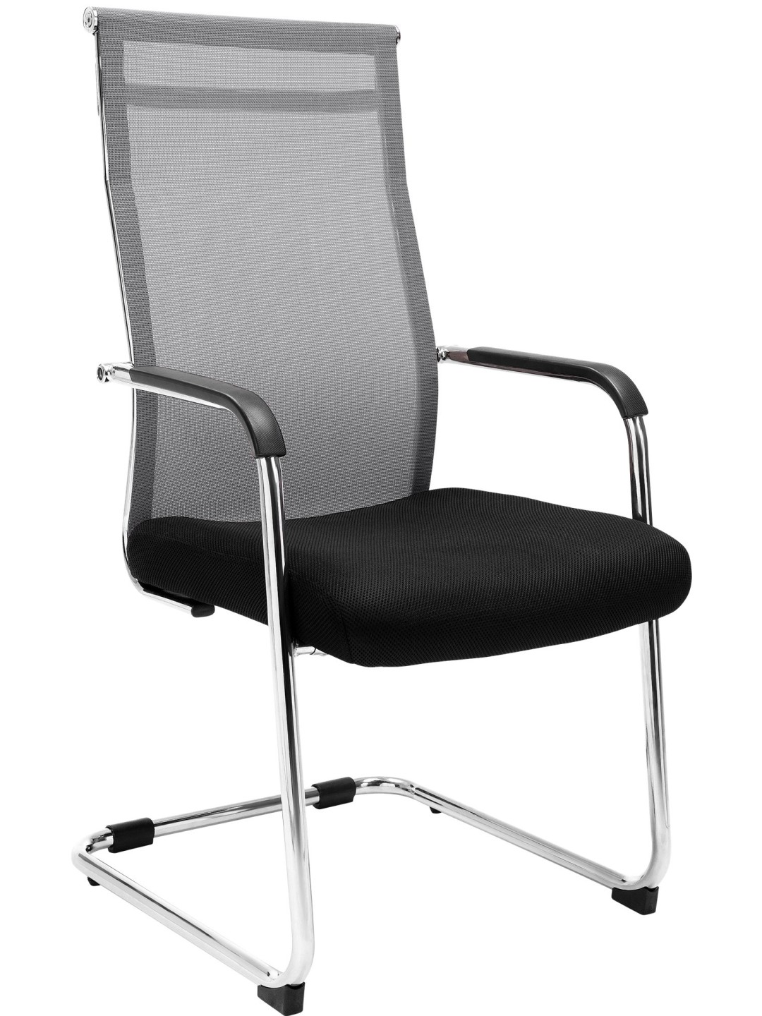 Bezoekersstoel Brenda, grijs