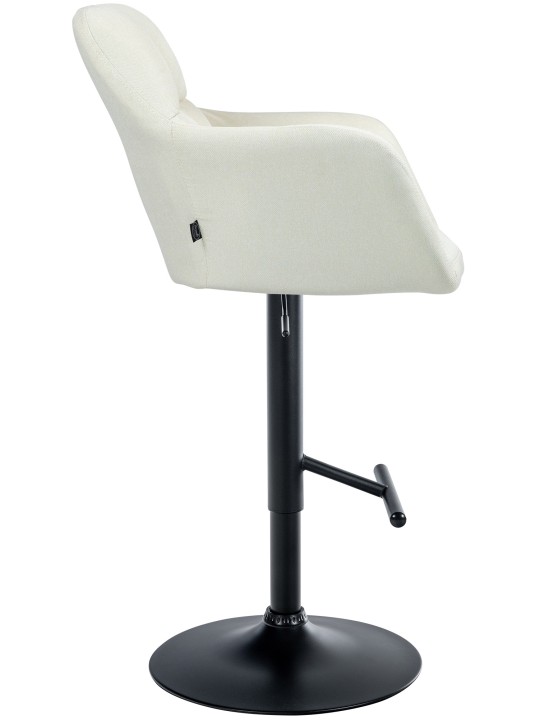 Barkruk Natoma stof, crème