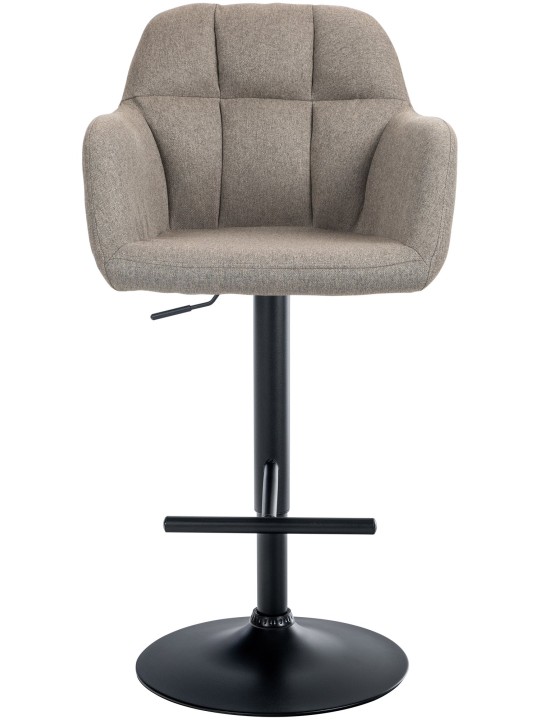 Barkruk Natoma stof, taupe