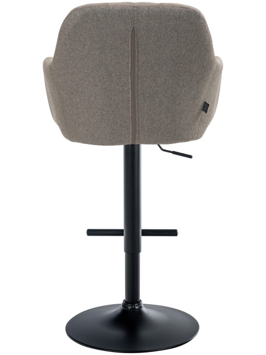 Barkruk Natoma stof, taupe