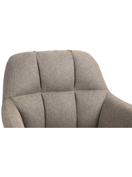 Barkruk Natoma stof, taupe