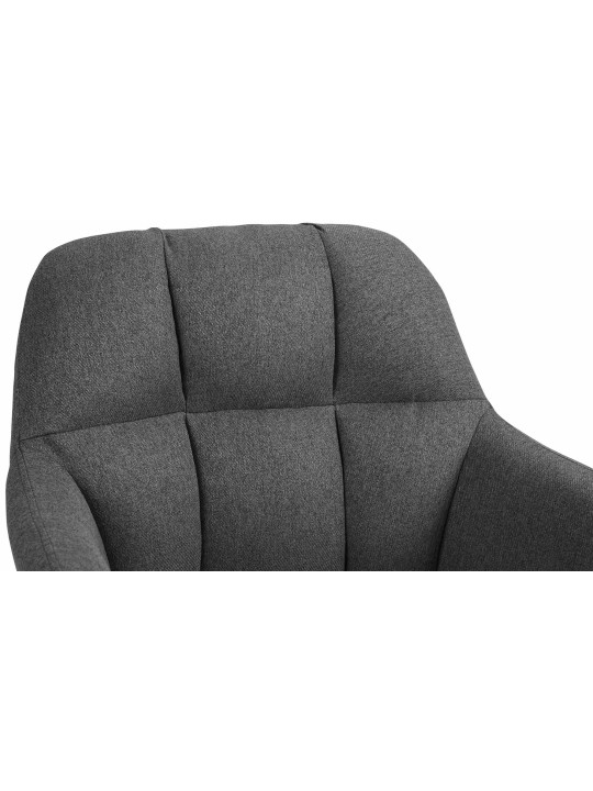 Barkruk Natoma stof, donkergrijs