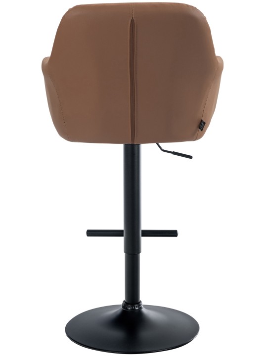 Barkruk Natoma kunstleer, lichtbruin