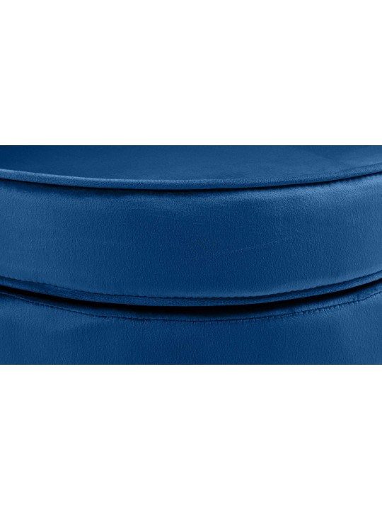 Stoel Rosita fluweel, blauw