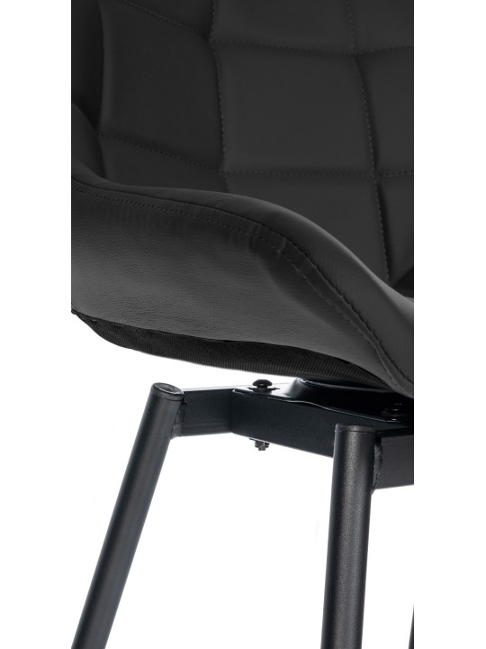 Weston draaibare barkruk kunstleer, zwart Weston draaibare barkruk kunstleer, zwart