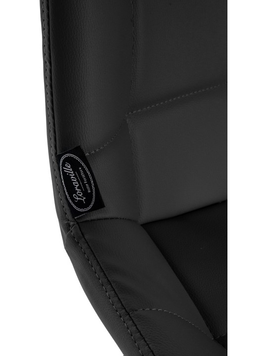 Weston draaibare barkruk kunstleer, zwart Weston draaibare barkruk kunstleer, zwart