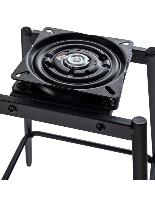 Weston Draaibarkruk Fluweel, zwart